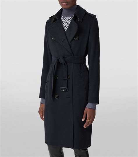 trench coat burberry cashere|Burberry kensington belted cashmere coat.